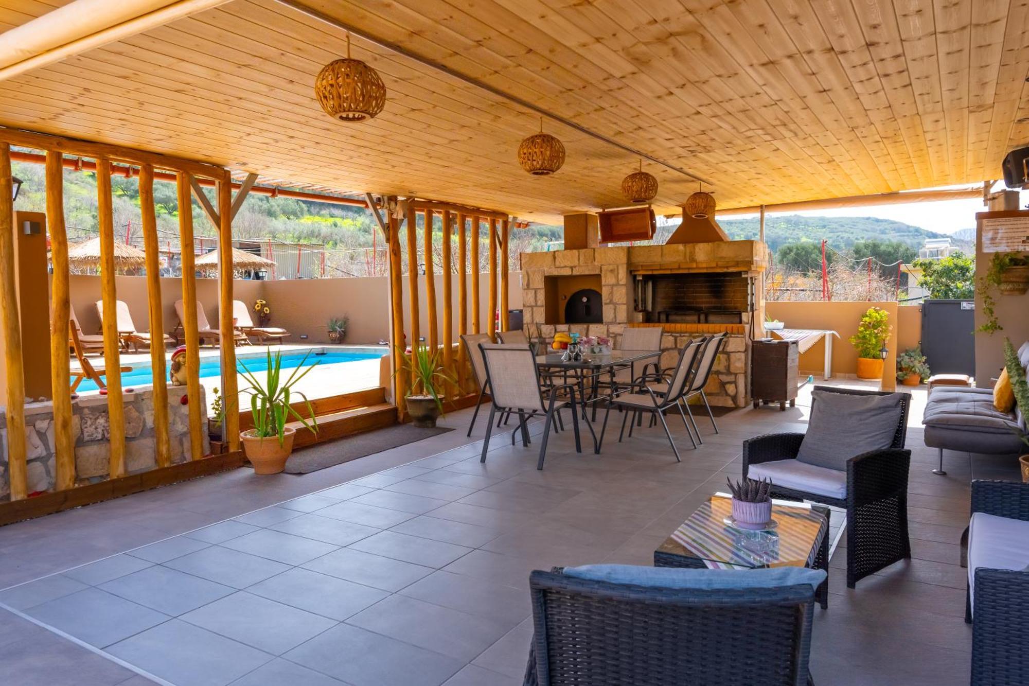 Countryhouse Villa With Pool & Private Parking Heraklion Exteriör bild
