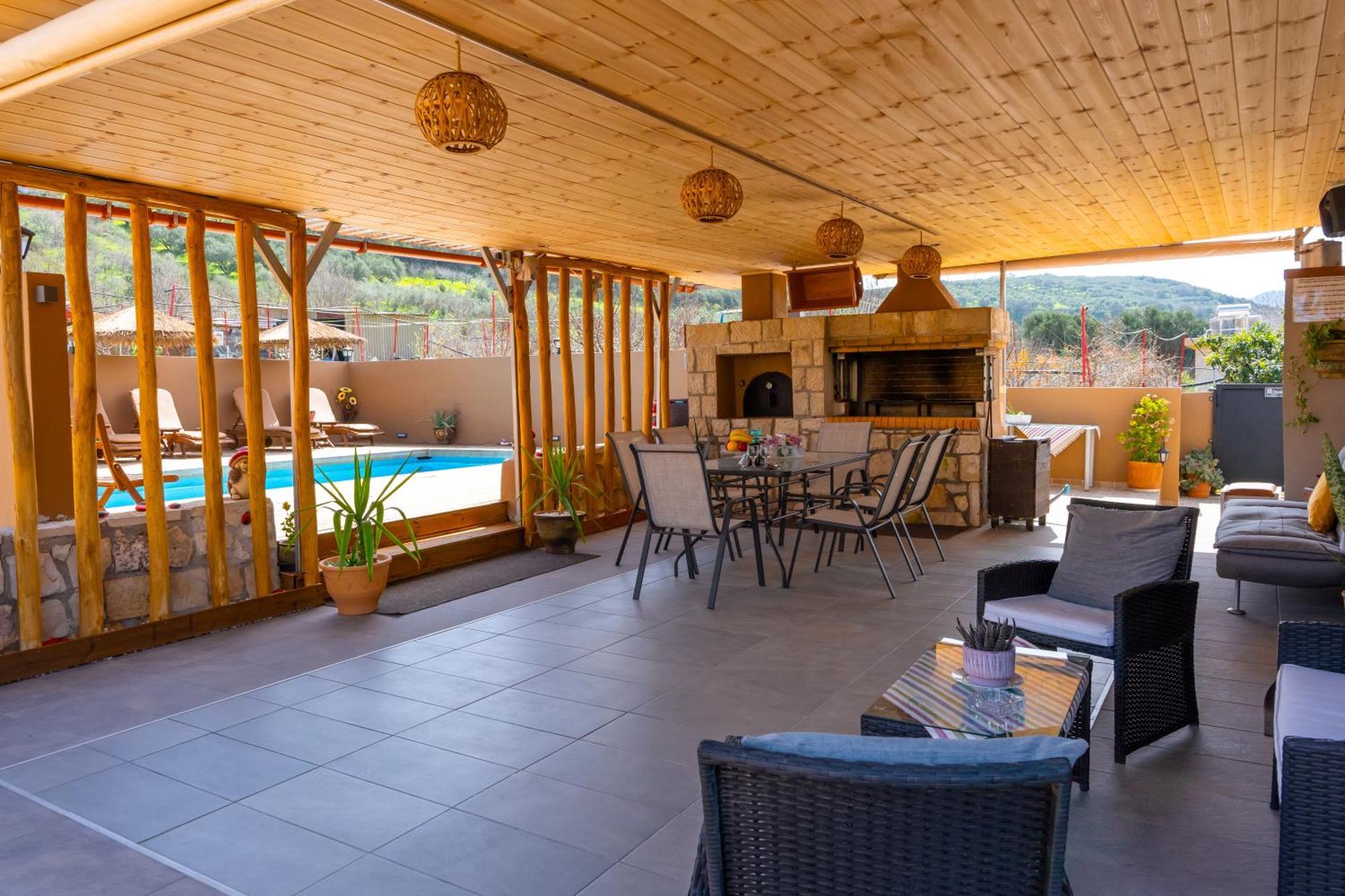 Countryhouse Villa With Pool & Private Parking Heraklion Exteriör bild